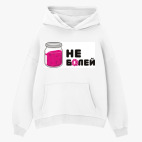 Толстовка худи оверсайз