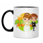 Кружка двухцветная