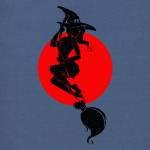 Ведьма на метле