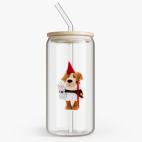 Банка с бамбуковой крышкой