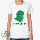 Женская футболка органик