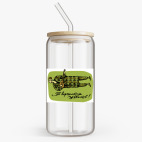 Банка с бамбуковой крышкой