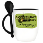 Кружка с ложкой