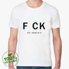 Мужская футболка органик