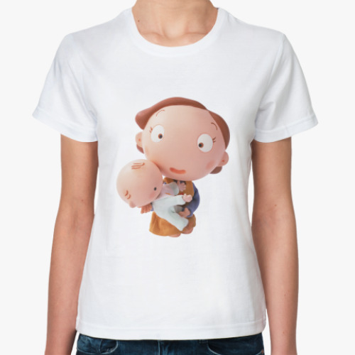 Классическая футболка Мама и ребёнок