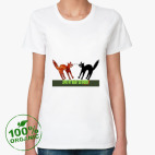 Женская футболка органик