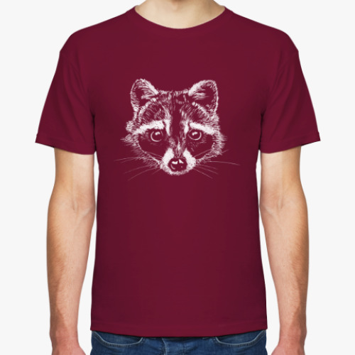 Футболка с принтом Енот