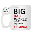 Кружка с футбольным мячиком