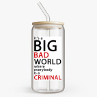 Банка с бамбуковой крышкой