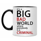 Кружка двухцветная