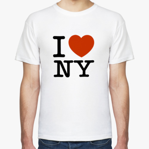 Футболка с принтом  Нью Йорк