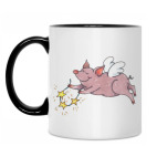 Кружка двухцветная