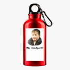 Металлическая бутылка 400 мл UV-DTF