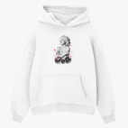 Толстовка худи оверсайз