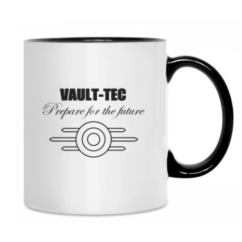 Кружка с принтом Fallout Vault 13