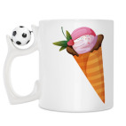 Кружка с футбольным мячиком