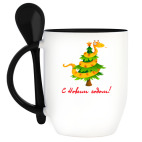 Кружка с ложкой