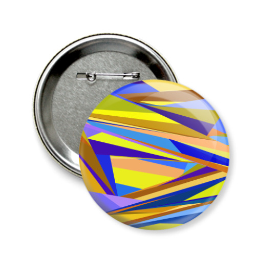 Значок 58мм с принтом Кандинский