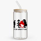 Банка с бамбуковой крышкой