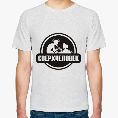 Футболка с принтом Сверхчеловек