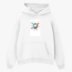 Толстовка худи оверсайз