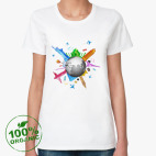 Женская футболка органик