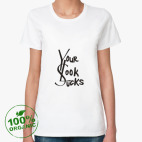 Женская футболка органик