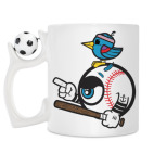 Кружка с футбольным мячиком