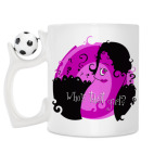 Кружка с футбольным мячиком