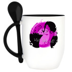 Кружка с ложкой