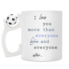 Кружка с футбольным мячиком