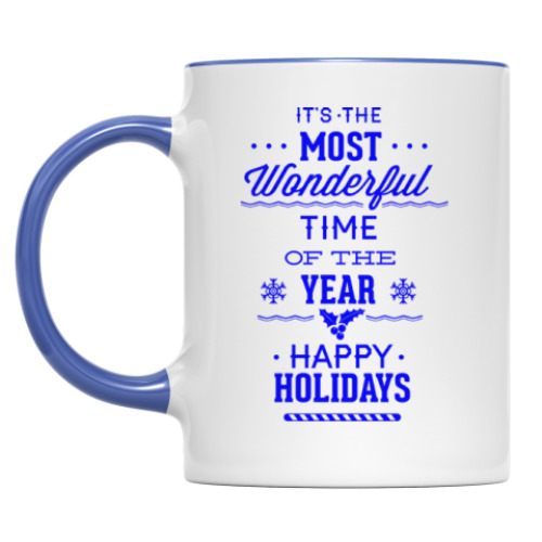 Кружка с принтом Happy New Year!