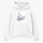 Толстовка худи оверсайз