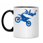 Кружка двухцветная