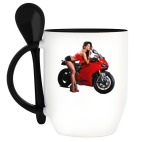 Кружка с ложкой