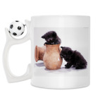 Кружка с футбольным мячиком
