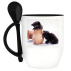 Кружка с ложкой