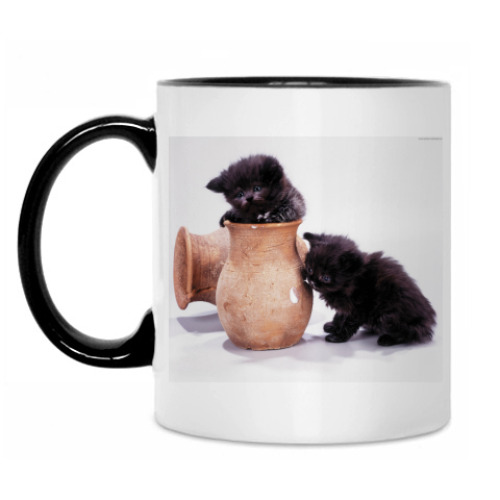 Кружка с принтом Кошки