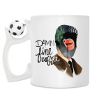 Кружка с футбольным мячиком