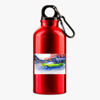 Металлическая бутылка 400 мл UV-DTF