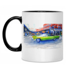 Кружка двухцветная