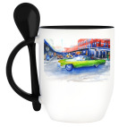 Кружка с ложкой