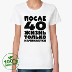 Женская футболка органик