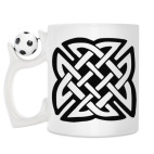 Кружка с футбольным мячиком