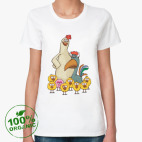 Женская футболка органик