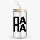 Банка с бамбуковой крышкой