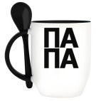 Кружка с ложкой