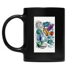 Кружка цветная UV-DTF