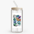 Банка с бамбуковой крышкой