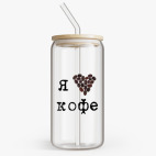 Банка с бамбуковой крышкой